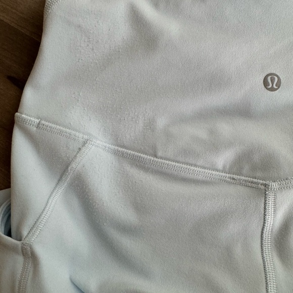 SOLD Lululemon 25” double lined aligns - Picture 2 of 3